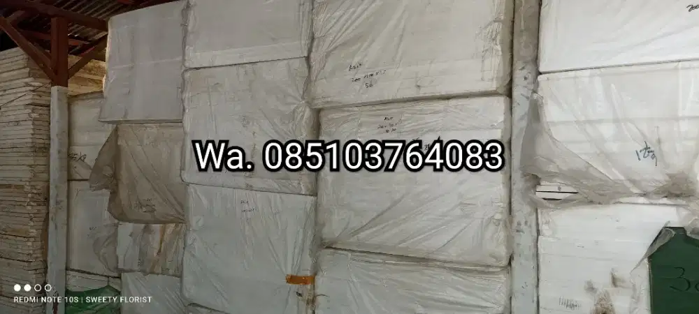 Styrofoam lembaran, jual kubikan, harga sesuai ketebalan, ready stock.