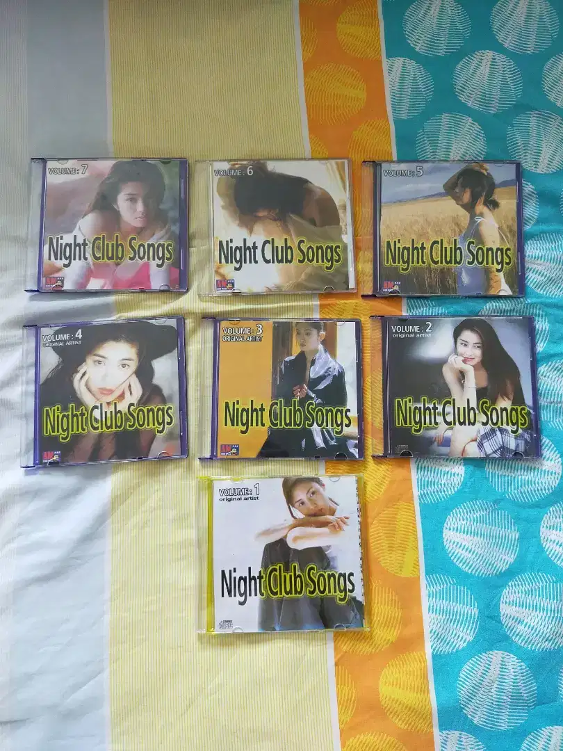 VCD Night Club Song mandarin 7 pc termasuk box