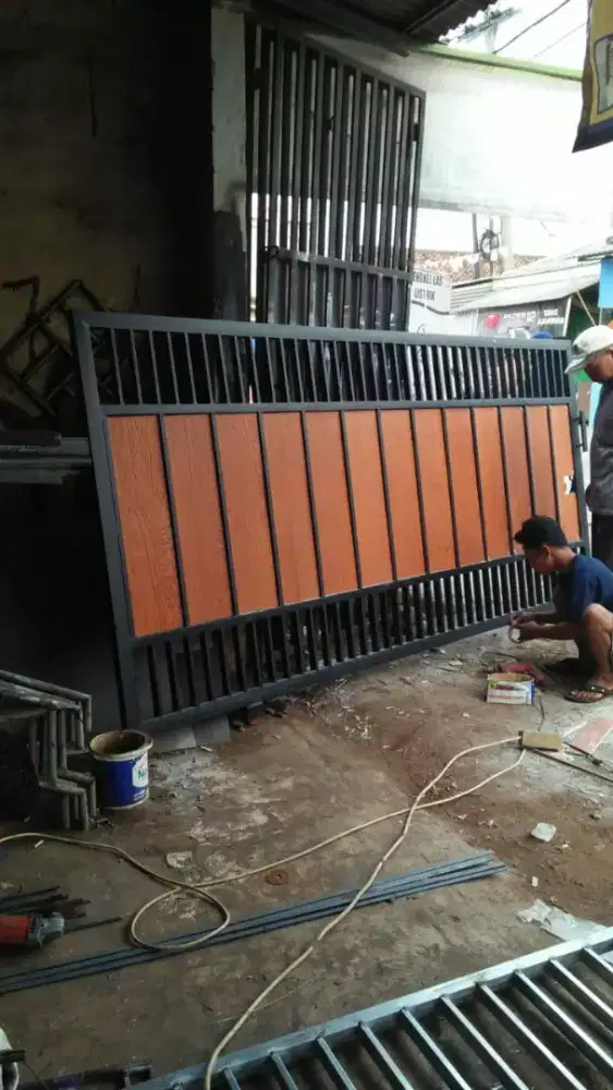 Pagar kanopi tralis tangga dll