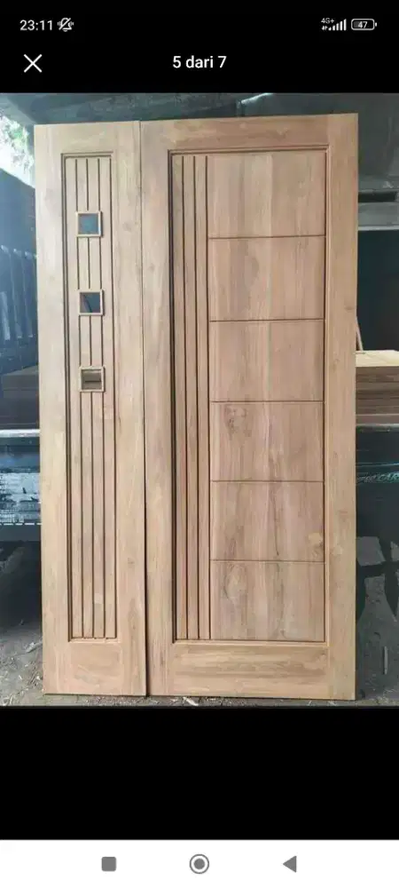 Pintu kupu tarung kusen murah