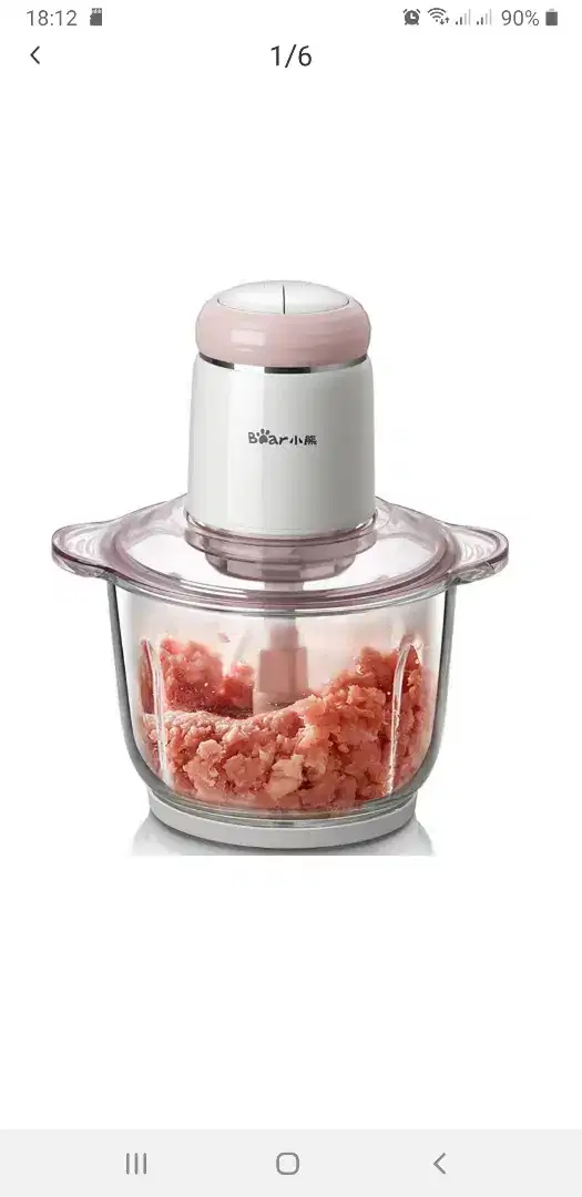 Meat grinder  electric glass multi bear brand china