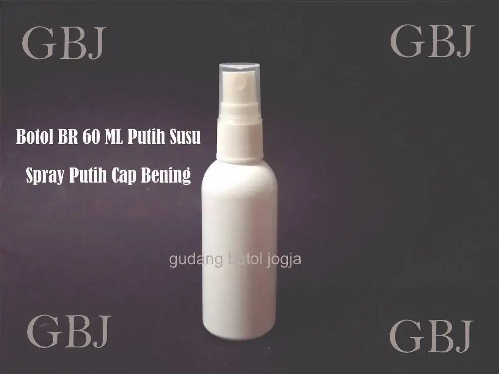 BOTOL BR 60 ML PUTIH SUSU SPRAY PUTIH