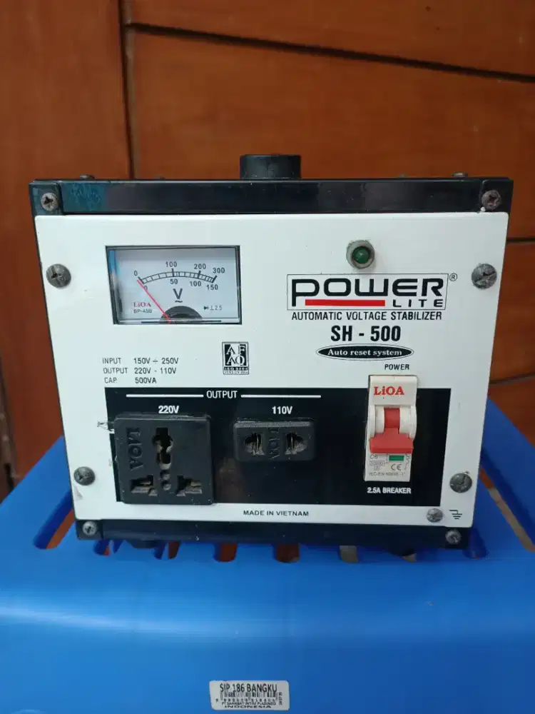 Stabilizer PowerLite 500va - Mulus& Normal