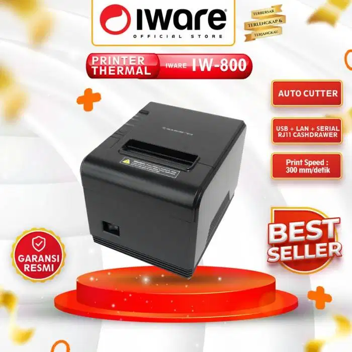 PRINTER IWARE THERMAL IW-800 USB+SERIAL PORT+LAN