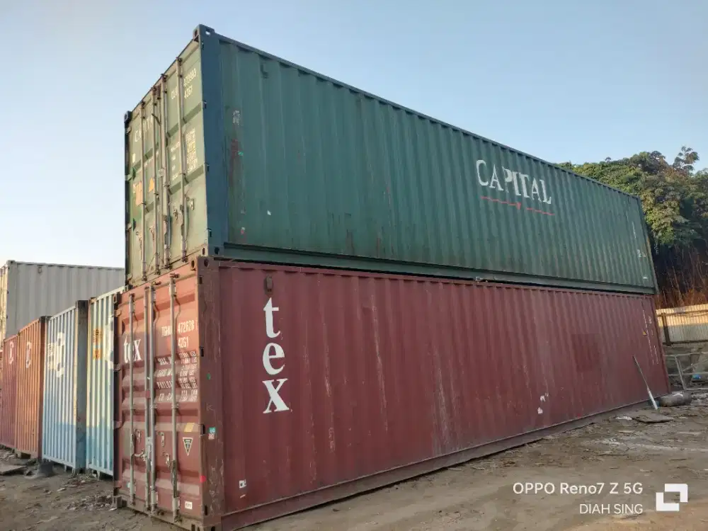 CONTAINER DRY/KOSONGAN EX IMPORT KONDISI 60-80%&BRAND NEW SEMUA UKURAN