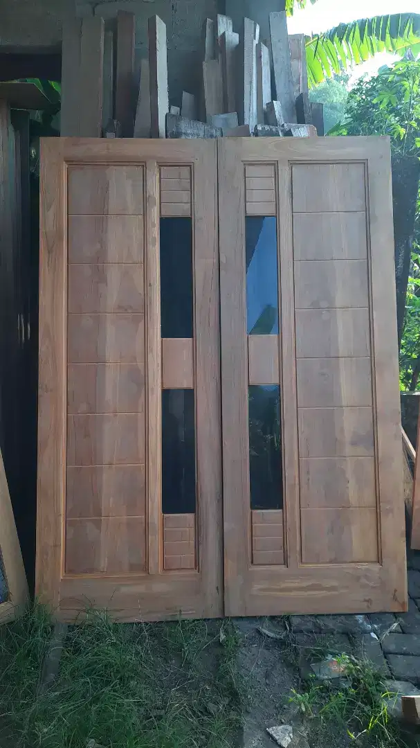 Kuputarong pintu jati kering alami