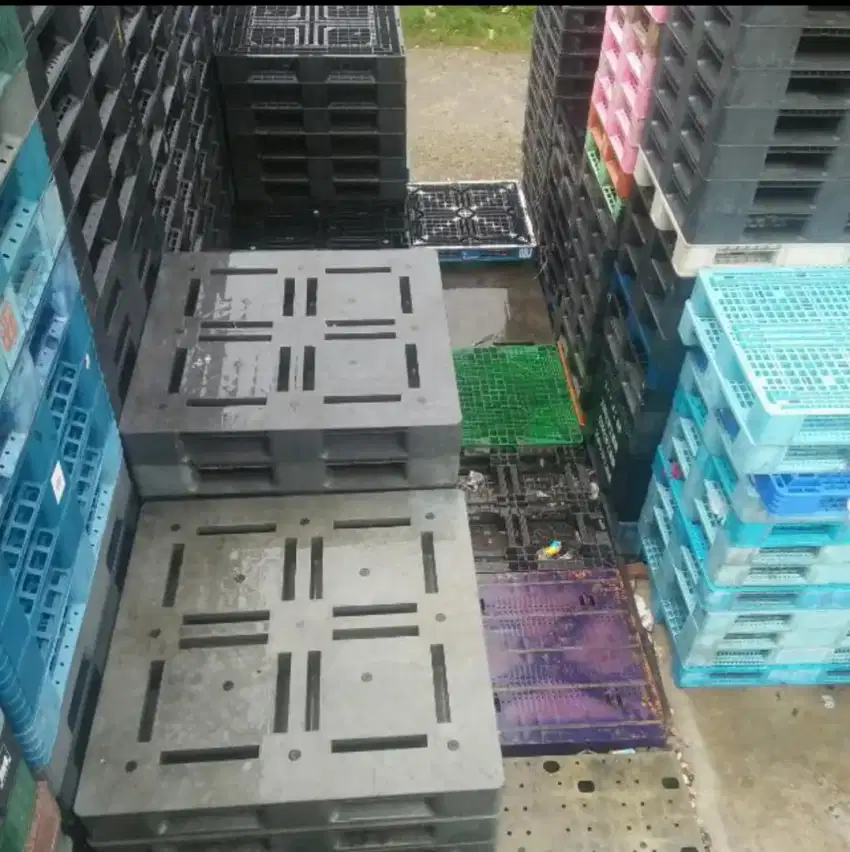 New pallet plastik second/baru palet plastik