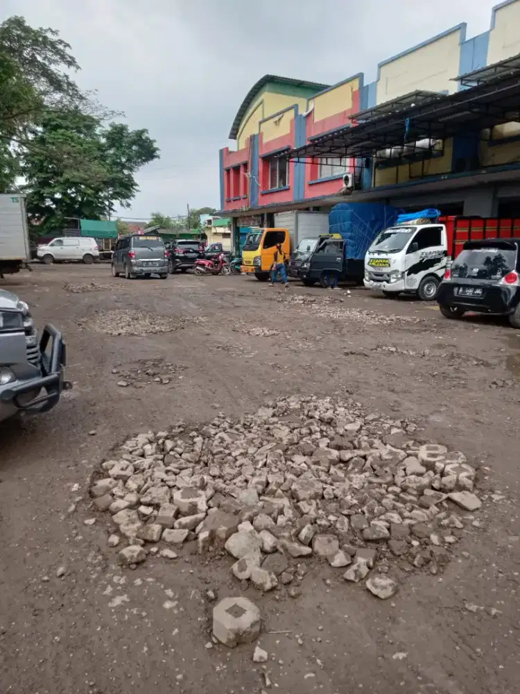 Hotmix paving turap beton aspal jalan cor land clearing cut and fill