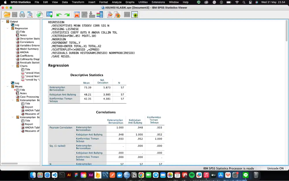 Jasa olah data SPSS & Skripsi bab 4-5-6