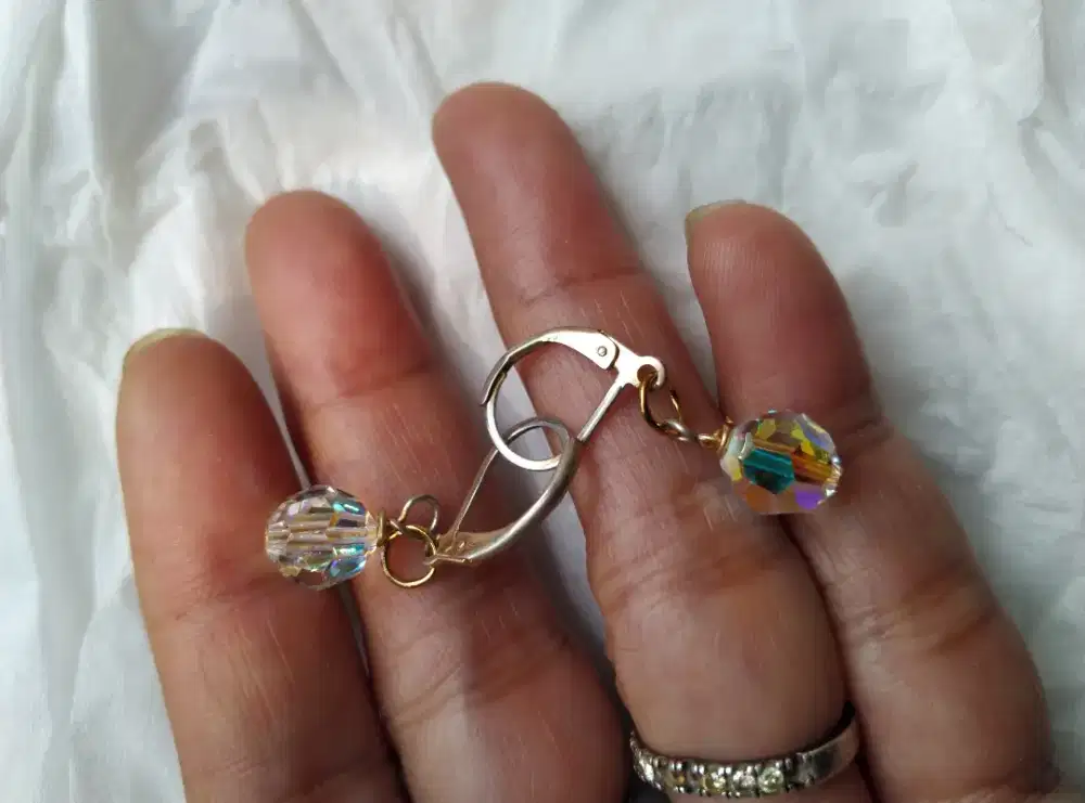 Anting stainless kristal swsrovski original 100% realpict!!!