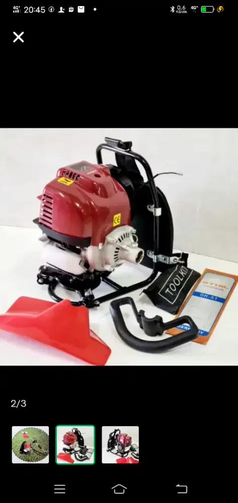 (RUMAH TEKNIK JOGJA)Potong rumput dengan mesin 4 tak