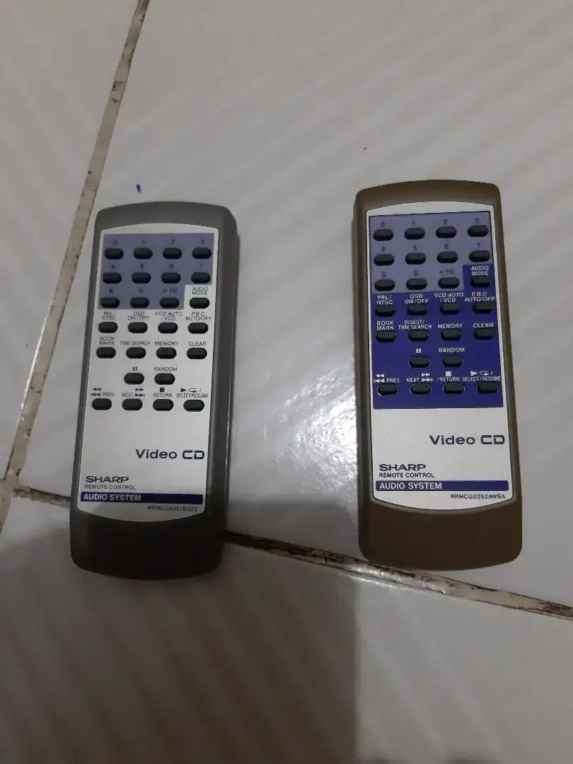 Remote Compo Sharp Simba QT-V2000