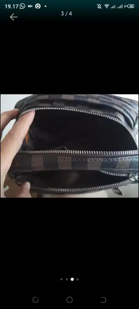 Tas Tangan kulit sintetis pria wanita