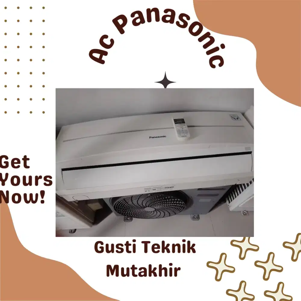 AC Panasonic  1/2pk-1pk Freon R32 +Pasang di Gusti Teknik