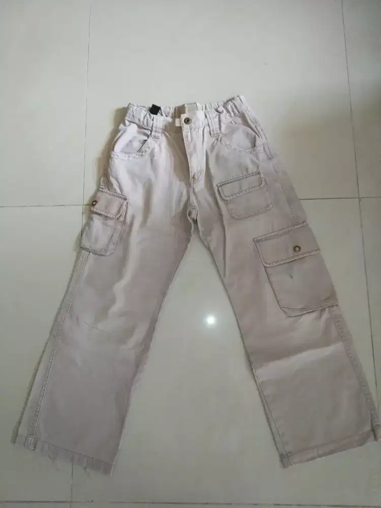 Celana panjang anak krem