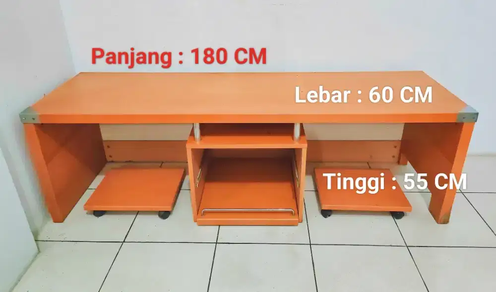 MEJA RACK BUFFET TV BESAR 180 CM x 60 CM