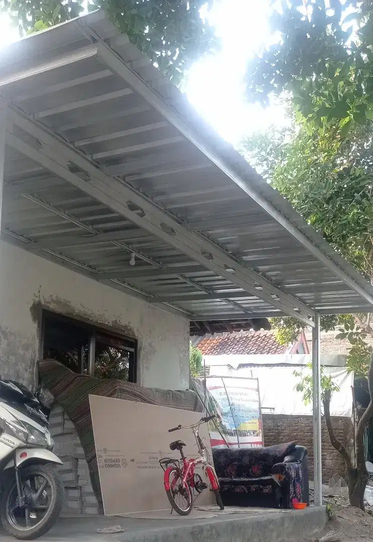 kanopi bajaringan rapi awet hasil kuat n kokoh harga promo