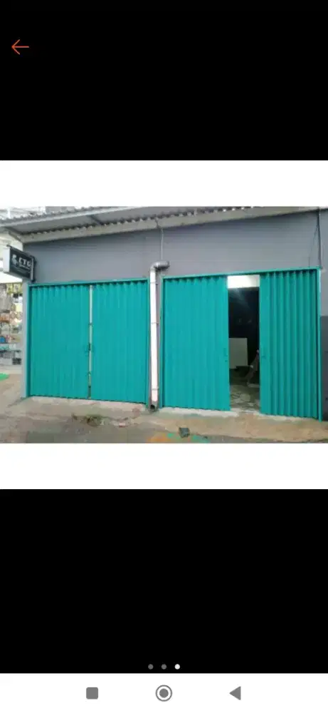 Roling door folding gate