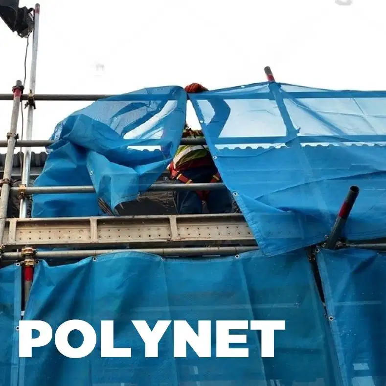 Polynet Biru Lentur dan Kuat, Untuk Pengaman Proyek