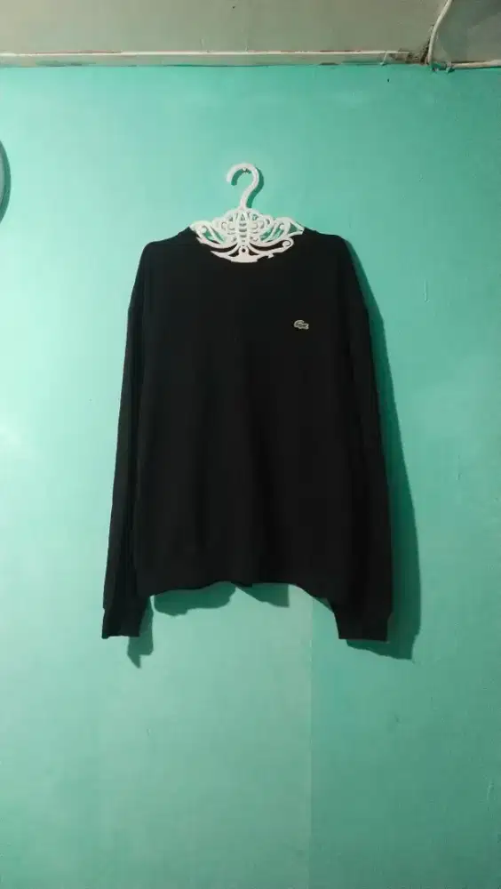 Crew neck Lacoste black