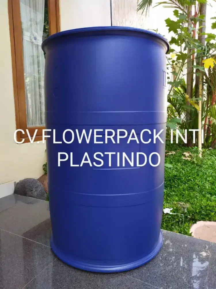 PRODUSEN DRUM INDUSTRI(HDPE)HDPE CAP.200LTR,HANYA MELAYANI GROSIR-80PC