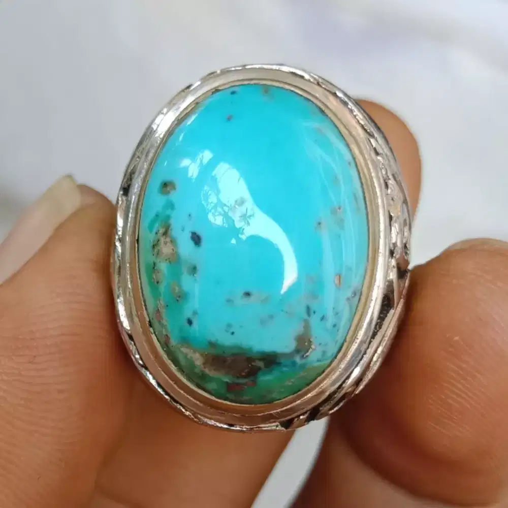 Natural Batu Cincin Pirus Persia 07