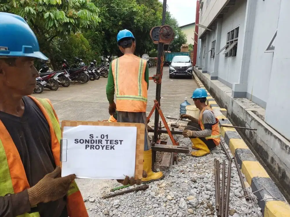 Sondir CPT Uji Tekan Tanah