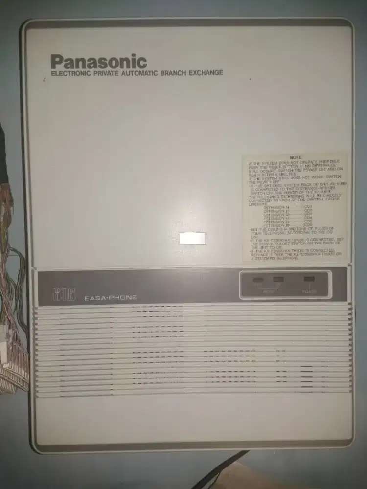 Pabx Panasonic HB.16 Chanel intercom telepon ready siap di order