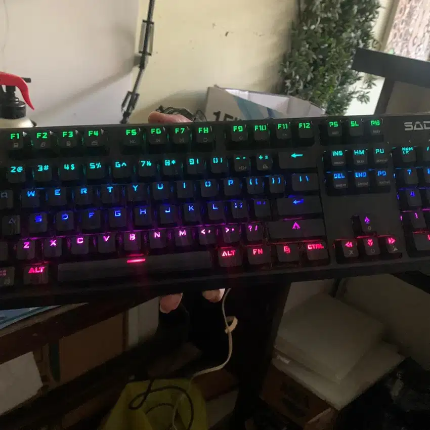 Sades Groza Mechanical Optical Switch Gaming Keyboard, RGB Mechanical