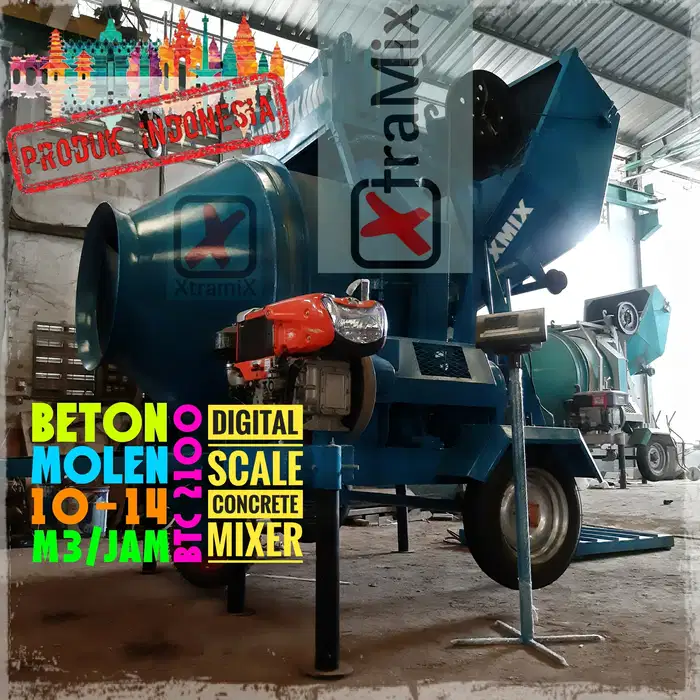 Mesin Beton Molen Cor Xtramix Type BTC2100 Model WINGET