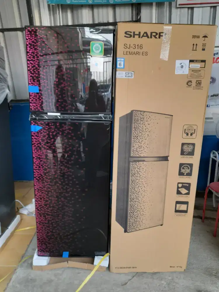 KULKAS SHARP SJ-316MG