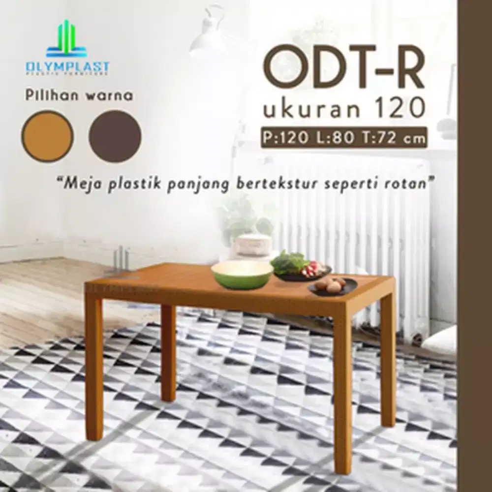 MEJA PLASTIK PANJANG OLYMPLAST