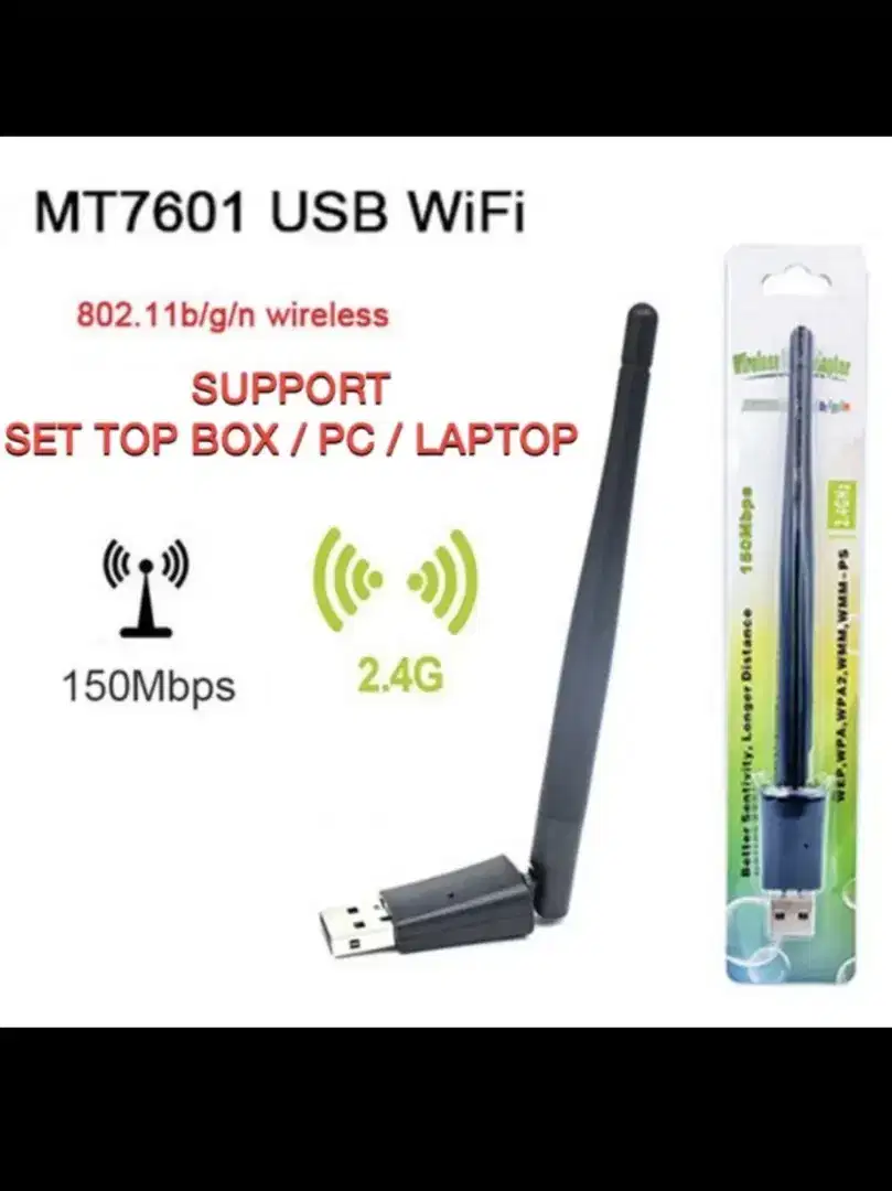 Usb dongle wifi mt7601 STB