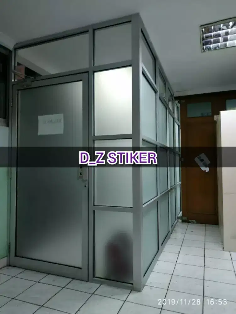 Stiker Kaca Polos ice sunblast