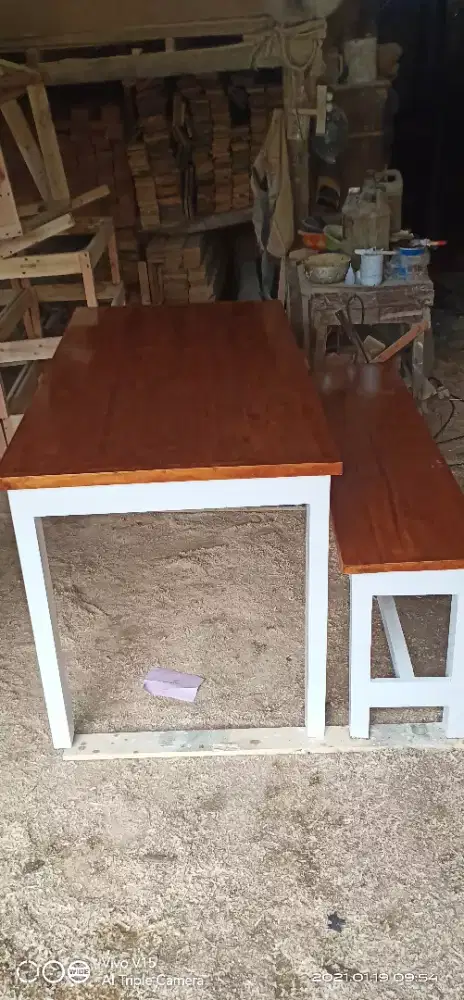 Meja kayu jati belanda.furniture