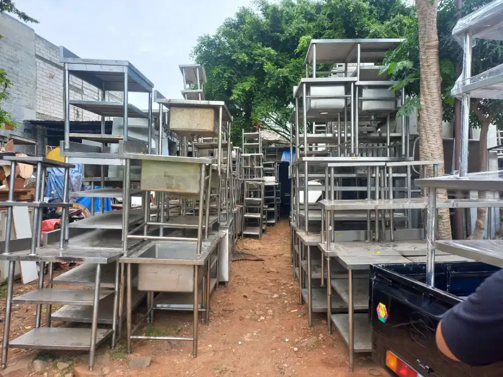 Jual meja stainless dapur restoran