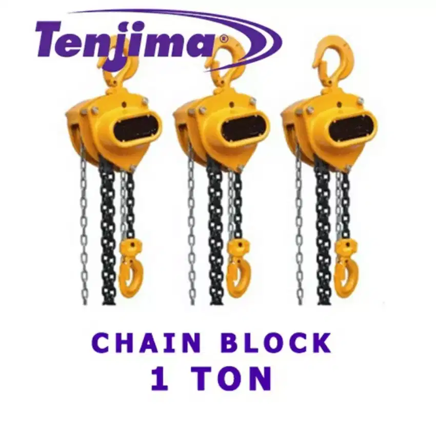 TENJIMA Chain Block 1 Ton 3 Meter Takel Katrol Hoist 1 T 5 M 2 3 5 Ton