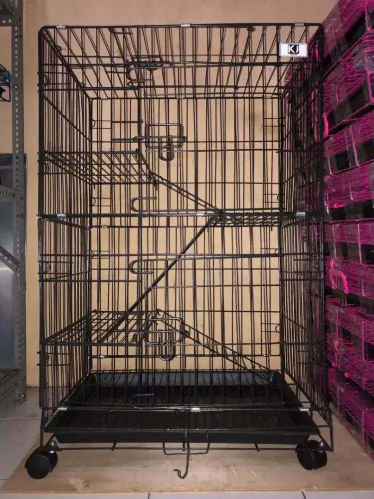 KANDANG KUCING TINGKAT 3 READY