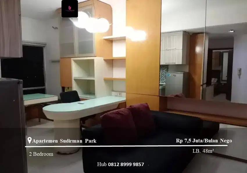 Sewa Apartemen Sudirman Park High Floor 2BR Fully Furnished View City