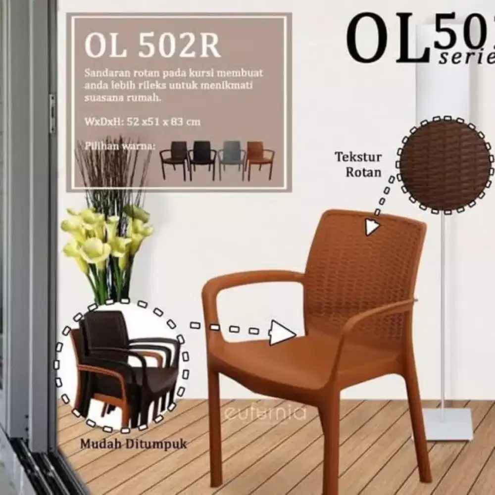 KURSI PLASTIK OL 502R SERIES