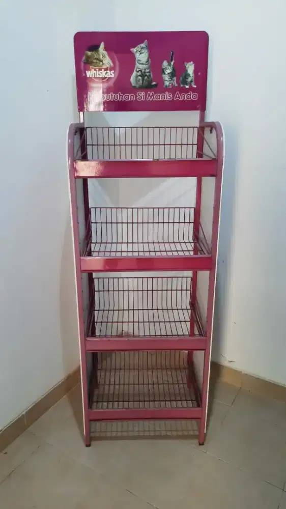 Rak Serbaguna petshop gambar whiskas