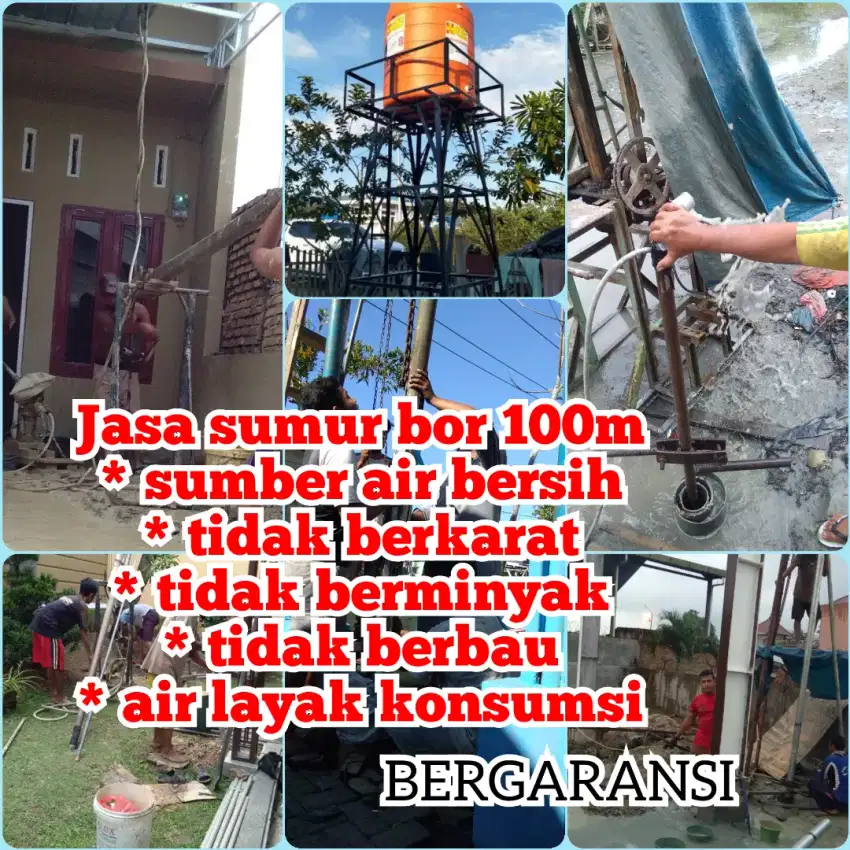 Tukang sumur bor meda