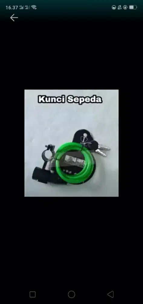 kunci pengaman sepeda