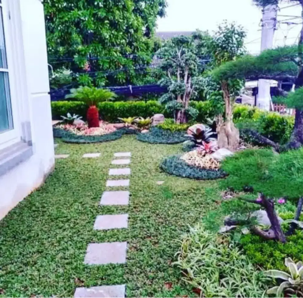 Ampyangan batu sikat taman kolam ikan Surabaya, Gresik, Sidoarjo