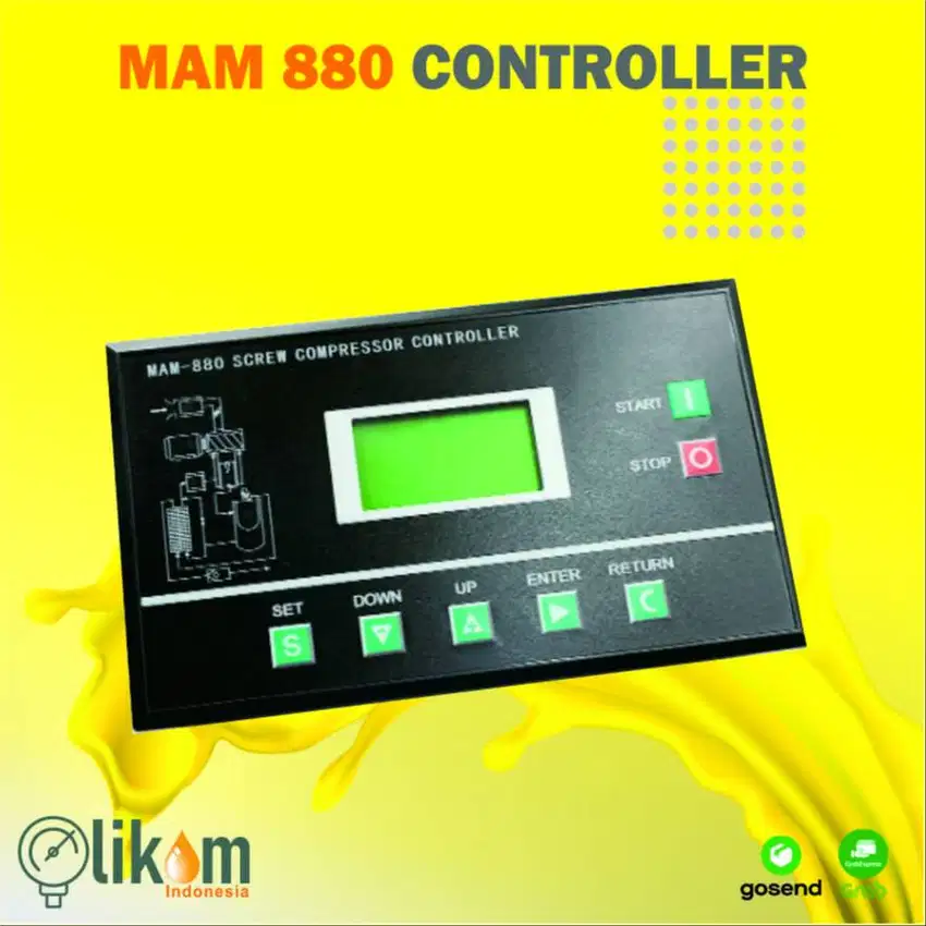 MAM 880 Screw Compressor Controller With CT PT TS