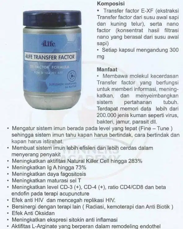 4life Transfer Factor