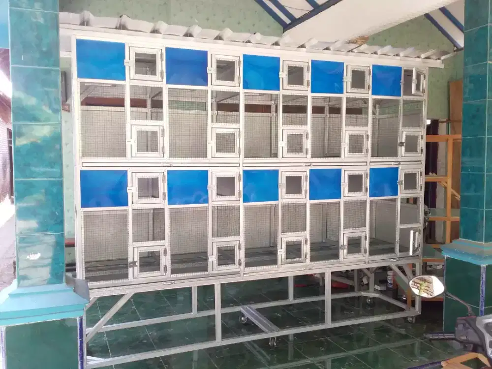 Sangkar burung perkutut kandang burung perkutut galvalum baja ringan