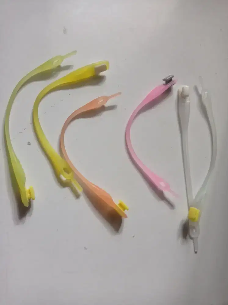 Tali sepatu silicon warna warni