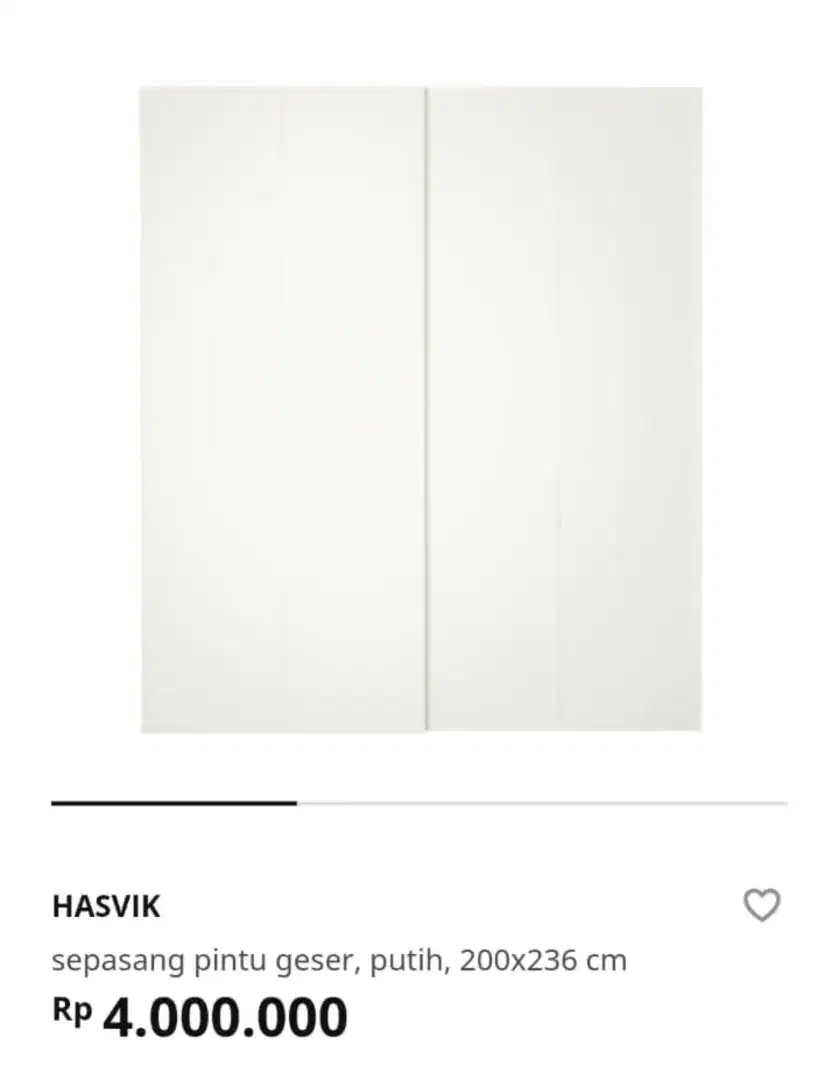 Dijual Sepasang Pintu Lemari