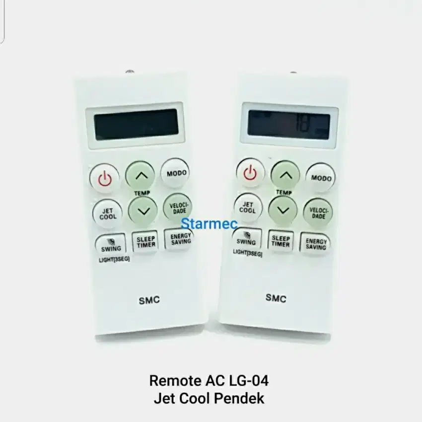 Remote ac LG pendek